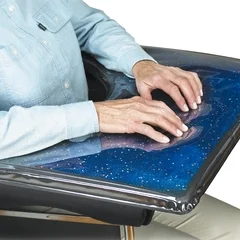 Skil-Care Sensory Stimulation Tray Water-based Gel Top, Bright Stars, Velcro® Strap Closure, Vinyl Cover