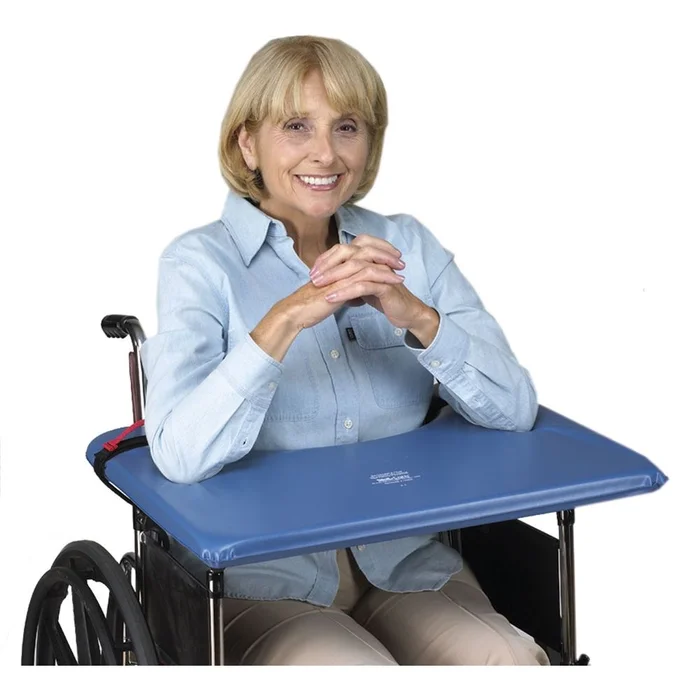 SkiL-Care SofTop Laptray SofTop Laptray, fits 24″ -28″ Wheelchairs, Black Nylon – 705024