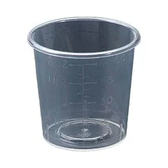 Sklar Graduated Medicine Cup Sklar 2 oz. Clear Plastic Disposable, 25/CS