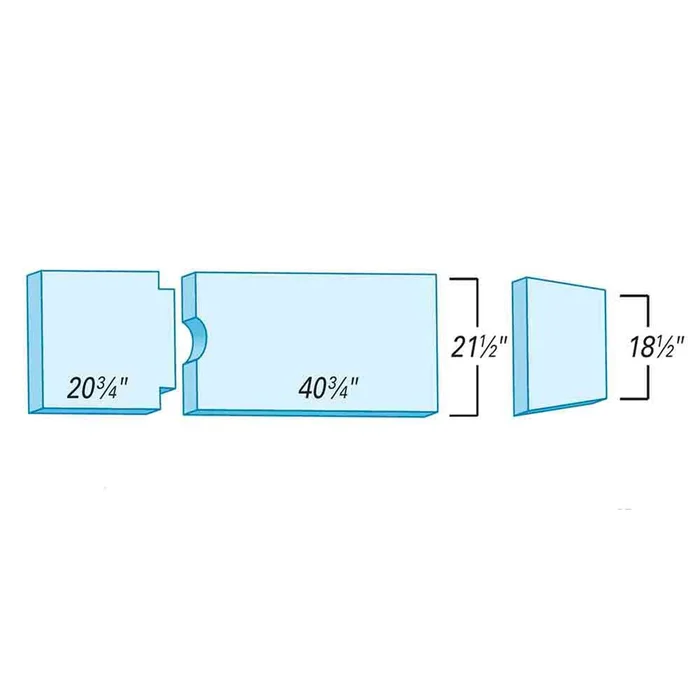 Support Surfaces for Maquet 1130, 3-Piece Support Surface for Maquet 1130, 3-pc., Premium – 910255FBW