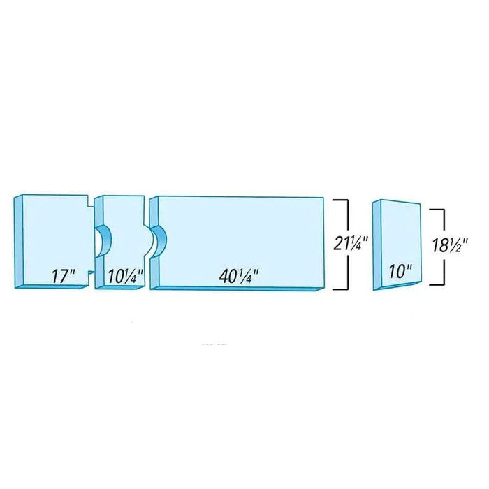 Support Surfaces for Maquet 1130, 4-Piece Support Surface for Maquet 1130, 4-pc., Premium Saver – 910256DBW