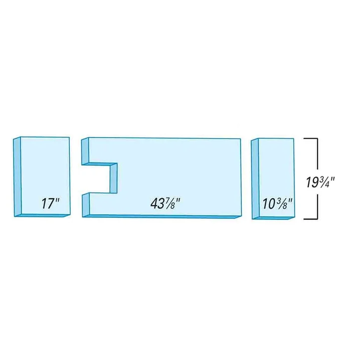 Support Surfaces for Shampaine 1400/1500/1900 Support Surface for Shampaine 1400/1500/1900, Premium – 910248FBW