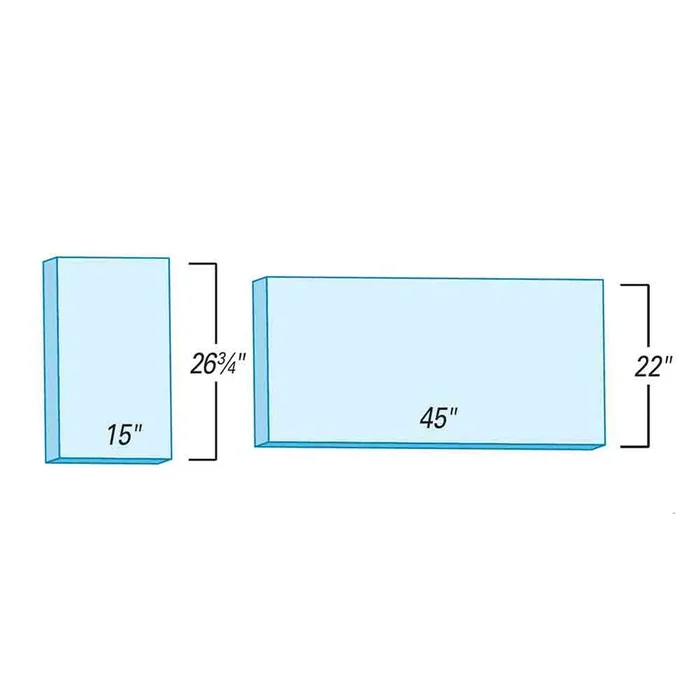 Support Surfaces for Shampaine 2605 NLB, 2-Piece Support Surface for Shampaine 2605 NLH, Premium – 910265FBW