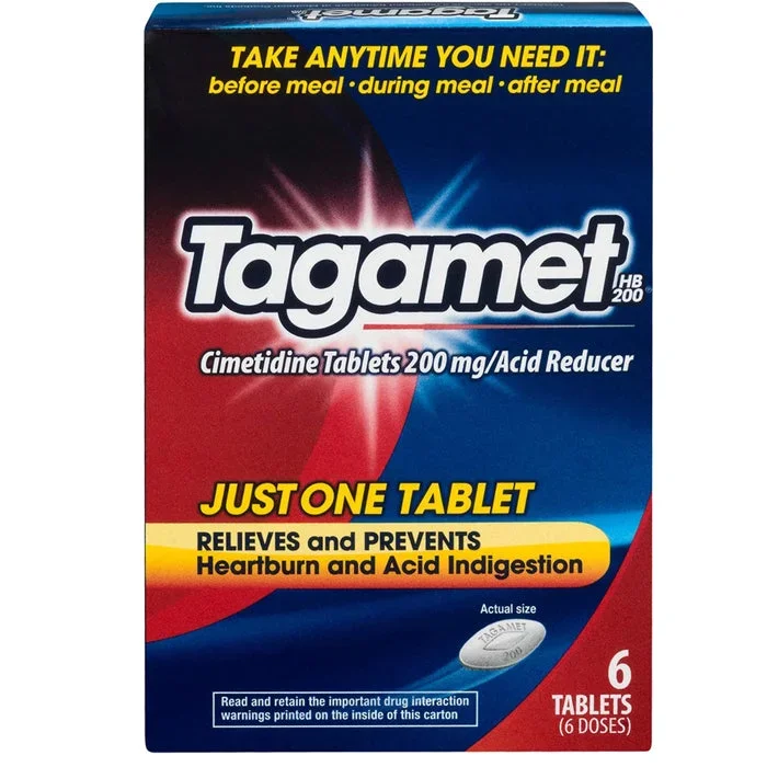 Tagamet Acid Reducer HeartBurn Relief 200 mg Tablets 6 Count
