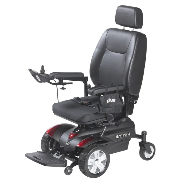 Titan Front Wheel Power Wheelchair, Pan Seat, 20″ x 18″