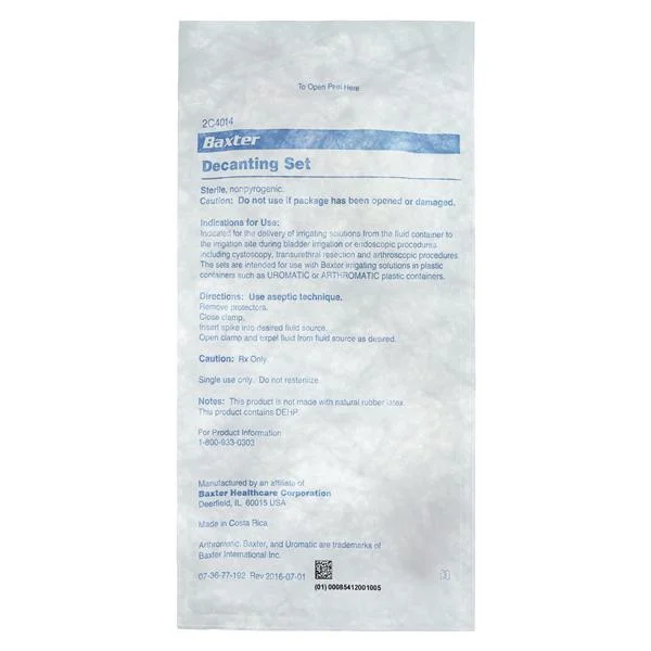 Uromatic Decanting Set 11″ Ea, 48/Case