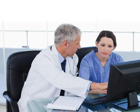 Vision Express Holter Software with USB download cable.