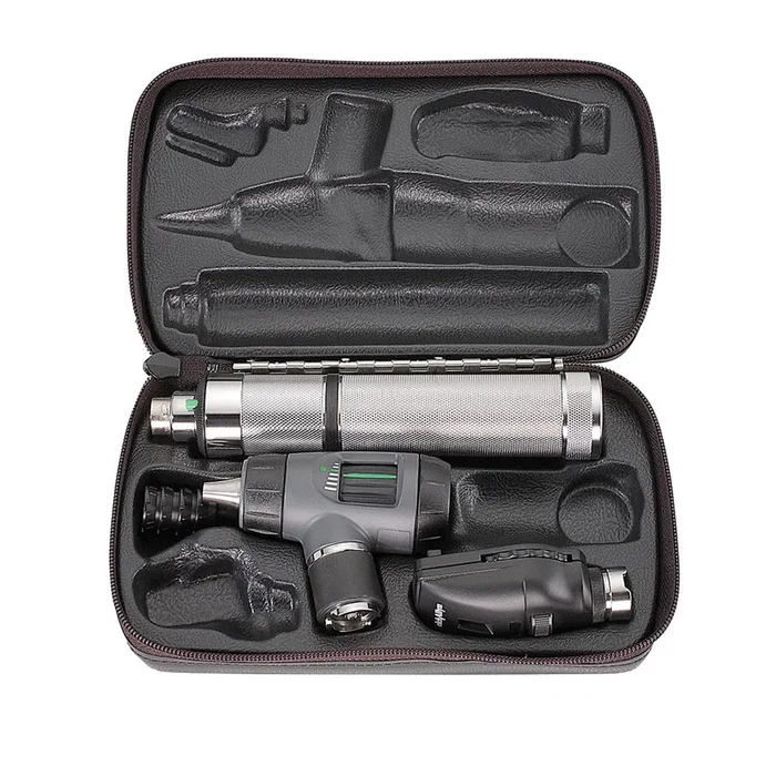 Welch Allyn 3.5V Halogen Diagnostic Sets Diagnostic Set w/Coaxial Ophthalmoscope Head, MV/TI Otoscope Head, LI Handle – 932304