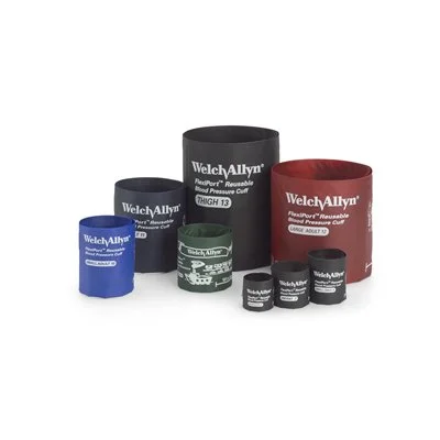 Welch Allyn FlexiPort Blood Pressure Cuff with Two-Tube Tri-Purpose Connector, Adult