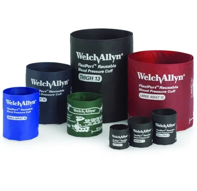 Welch Allyn FlexiPort Reusable Blood Pressure Cuff, Small Adult, No Connector