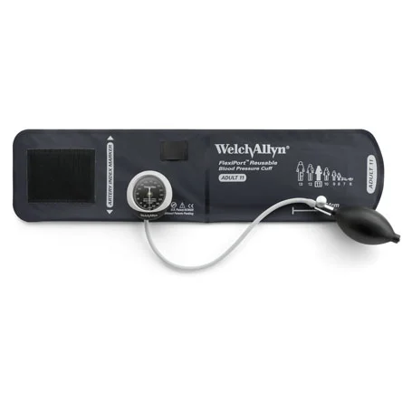 Welch Allyn Silver Series DS45 Integrated Aneroid, One Piece Adult Cuff