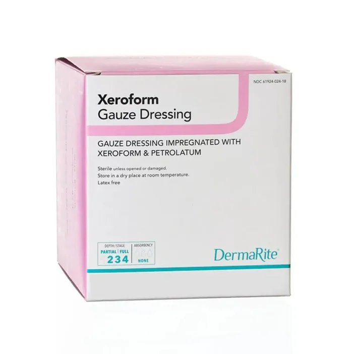 Xeroform Petrolatum Gauze, 2″ x 2″, Sterile, 25/bx