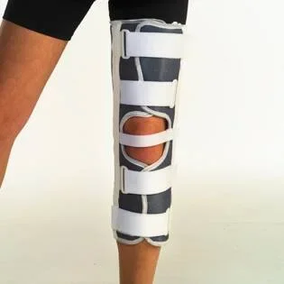 Zimmer Knee Immobilizer One Size Fits Most Hook and Loop Closure 16 Inch Length Left or Right Knee – 188350016