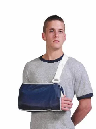 Zimmer Unisex Tietex/Velafoam Arm Sling Navy Blue – Hook and Loop Closure