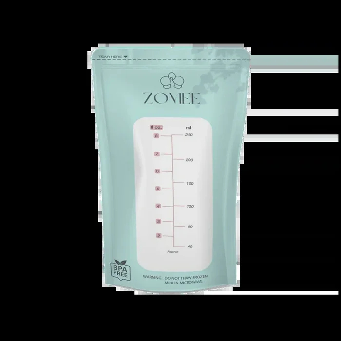 Zomee Milk Storage Bags, 100 Count