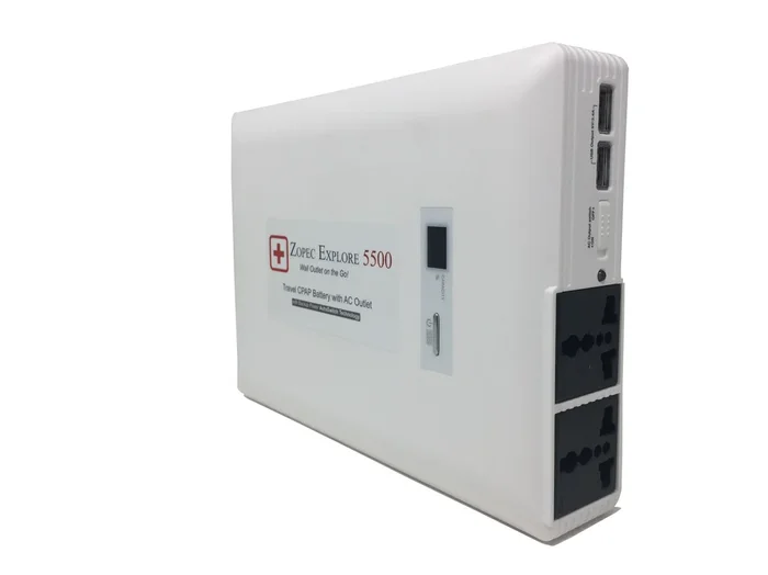 Zopec EXPLORE 5500 CPAP Backup Battery with Online UPS (up to 3 nights, Gold Level)
