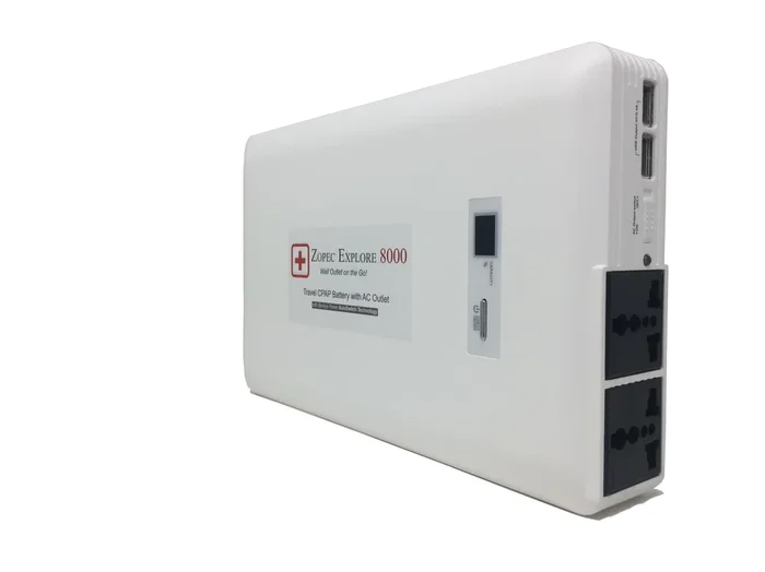 Zopec EXPLORE 8000 CPAP Backup Battery with Online UPS (up to 4 nights, Gold Level)